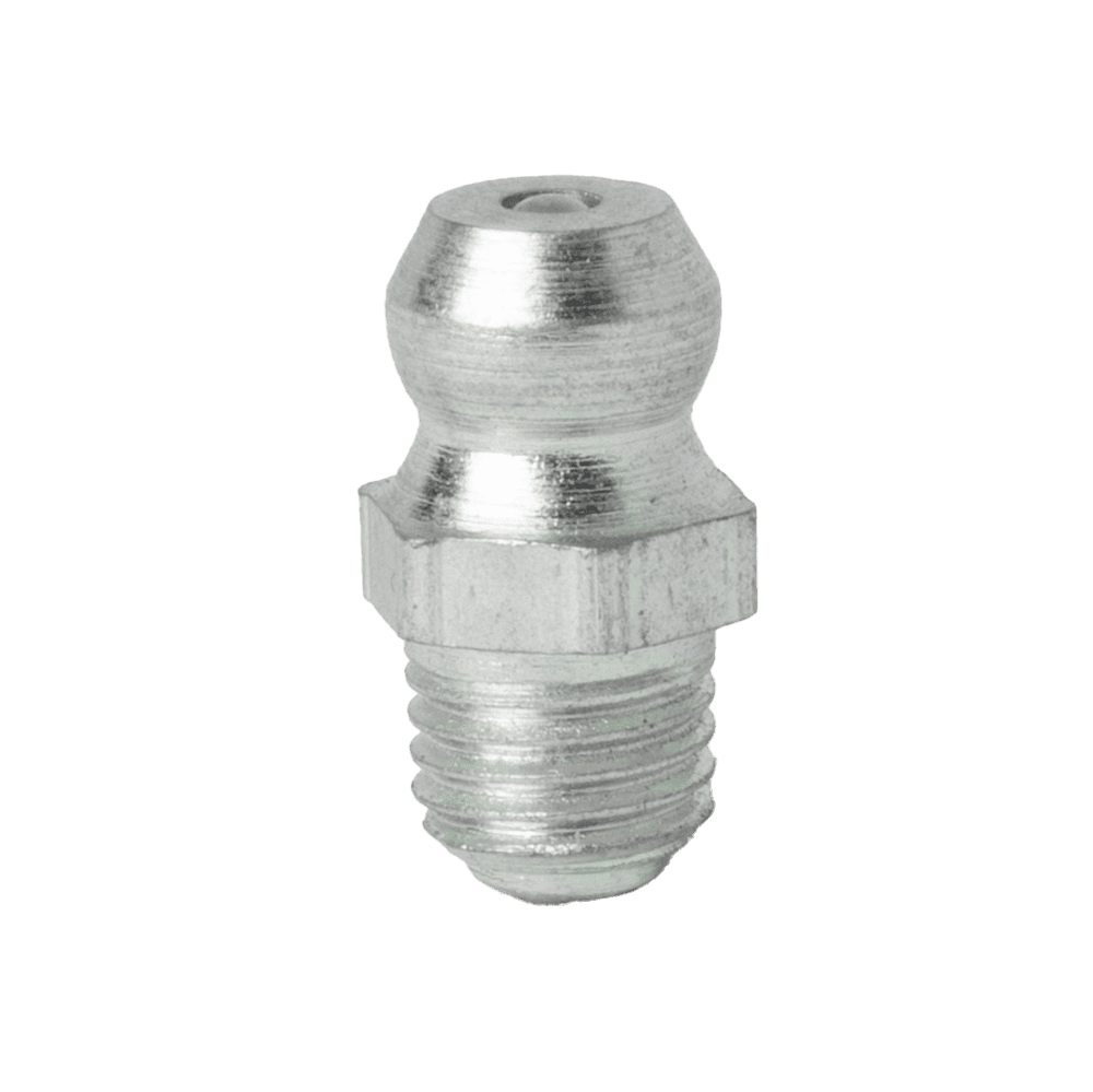 M6 X 0 75 Taper Straight Grease Fitting Kingfisher Lubrication M6 X 0 75 Taper Straight Grease Fitting Kingfisher Lubrication