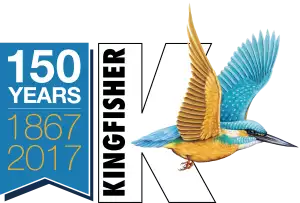 CXXXX Kingfisher Lubrications 150 Years Logo AW01 Grease Nipple Manufacturer